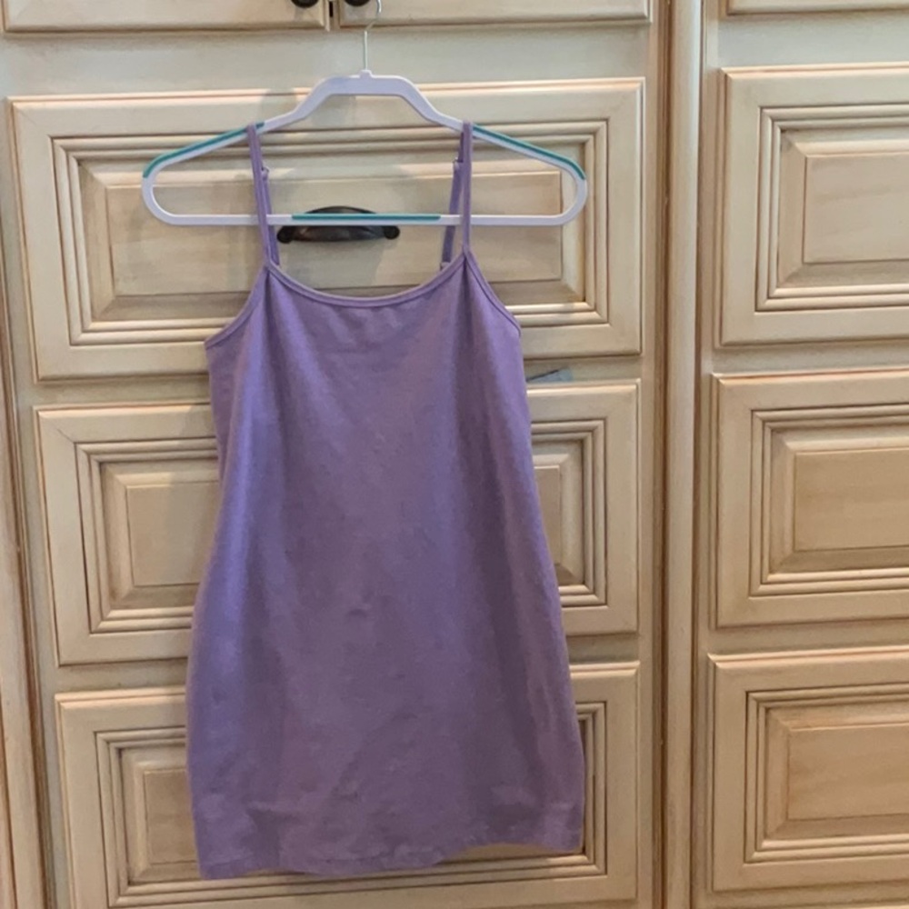 Beyond Yoga Lavender Spaghetti-Strap Dress